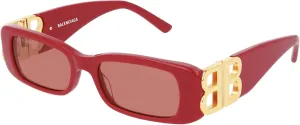 Balenciaga BB0096S Red/Red 51/18/130 women Sunglasses