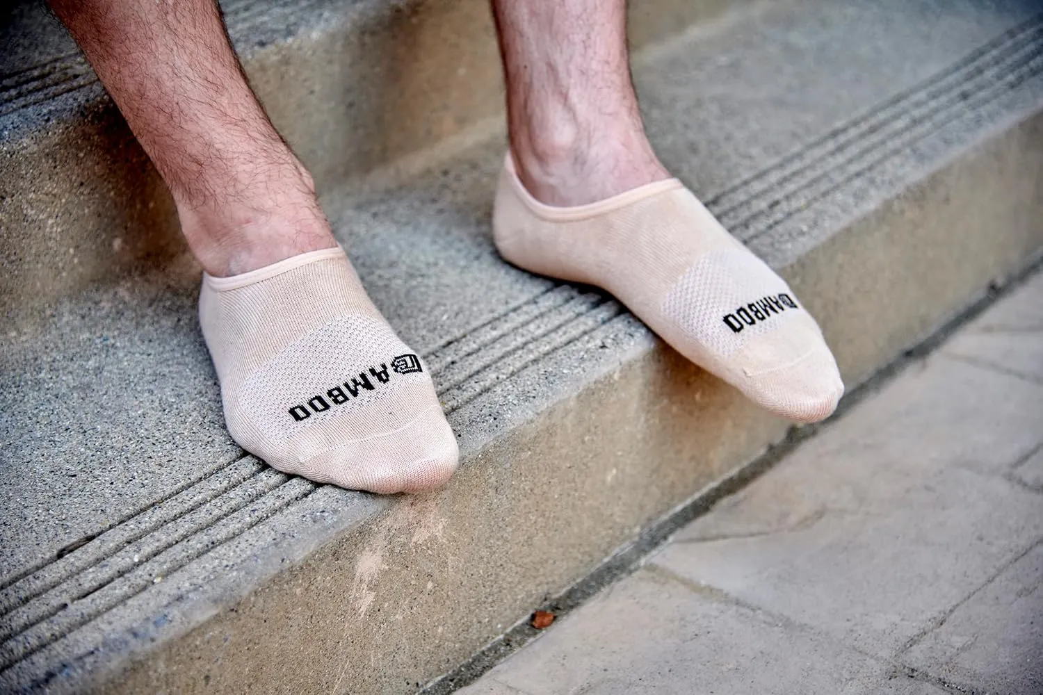 Bamboo Sports Super Low Cut No Show Socks- Breathable, Moisture Wicking, Odor Eliminating 4 Pair
