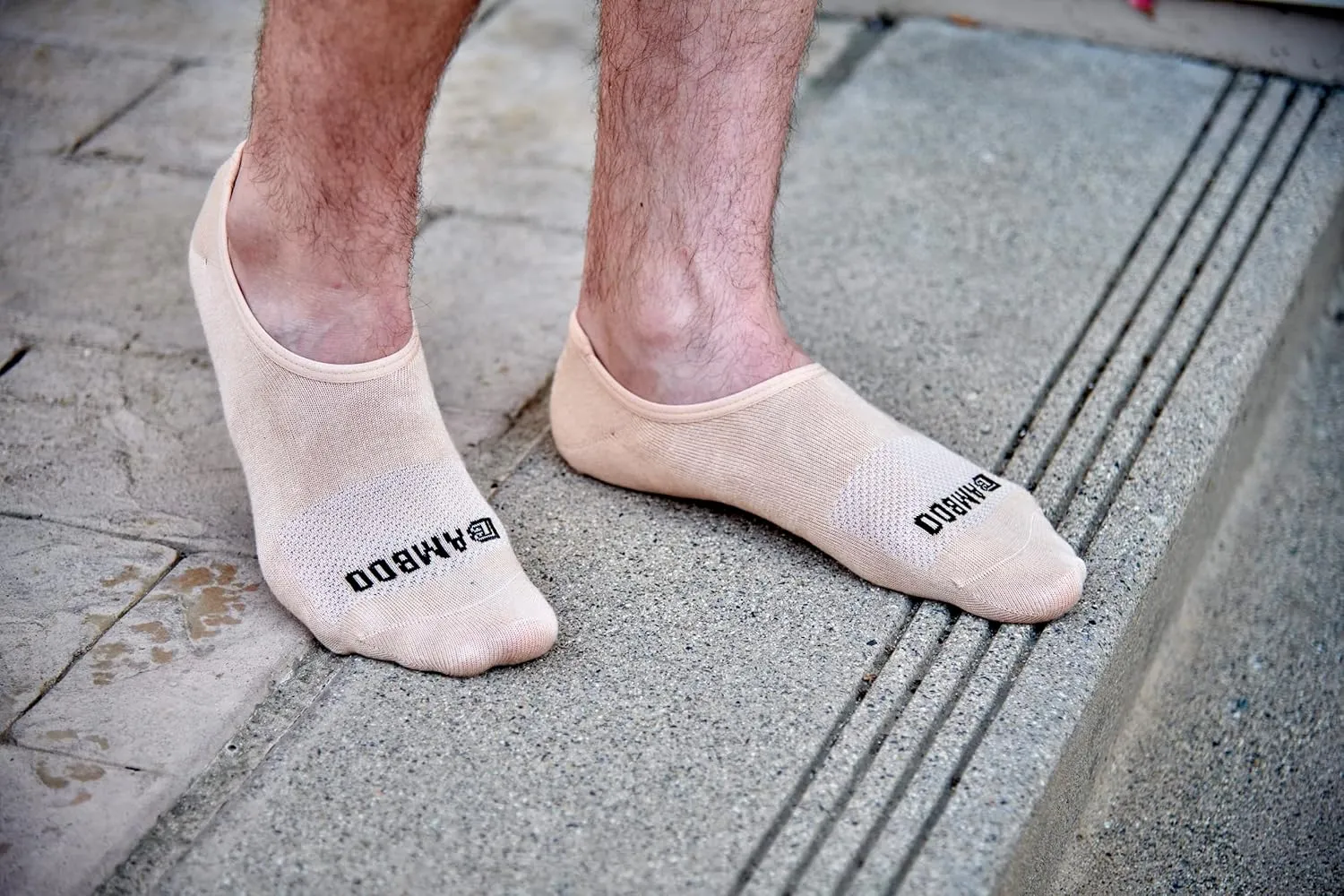 Bamboo Sports Super Low Cut No Show Socks- Breathable, Moisture Wicking, Odor Eliminating 4 Pair