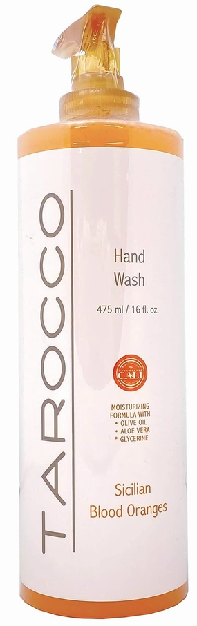Baronessa Cali Tarocco Sicilian Blood Red Orange Hand Wash - Clean, Refreshing, Invigorating - 16 Fluid Ounce