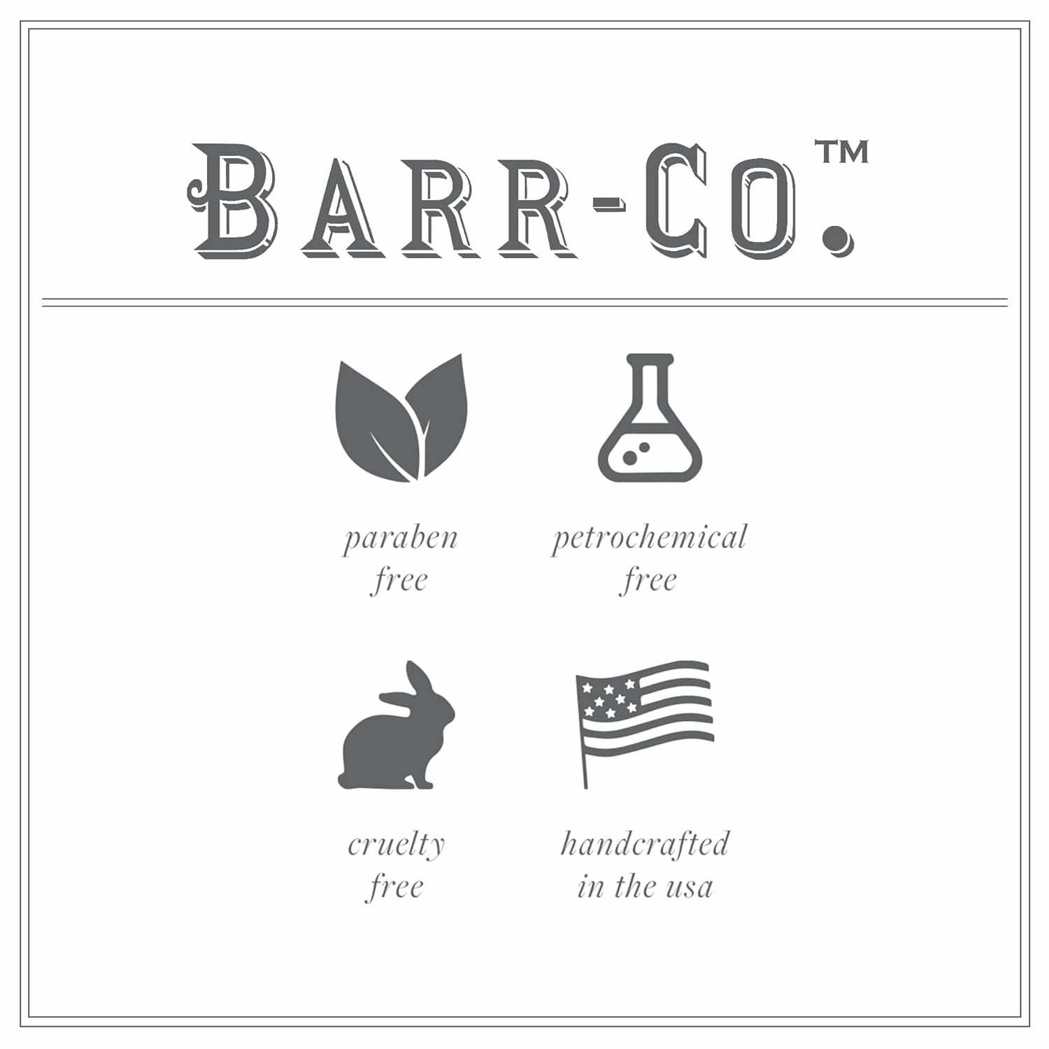 BARR-CO. Fir & Grapefruit Hand & Body Cream, Woody Citrus Scent, Body Cream for Dry Cracked Skin, Suitable for Aging Crepey Skin, Moisturizing Shea Butter Cream, 3.4 oz