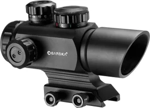 Barska AC12176 1x35 Red Dot Rifle Scope Illuminated Red/Green Multi Reticle with Mount, Matte Black