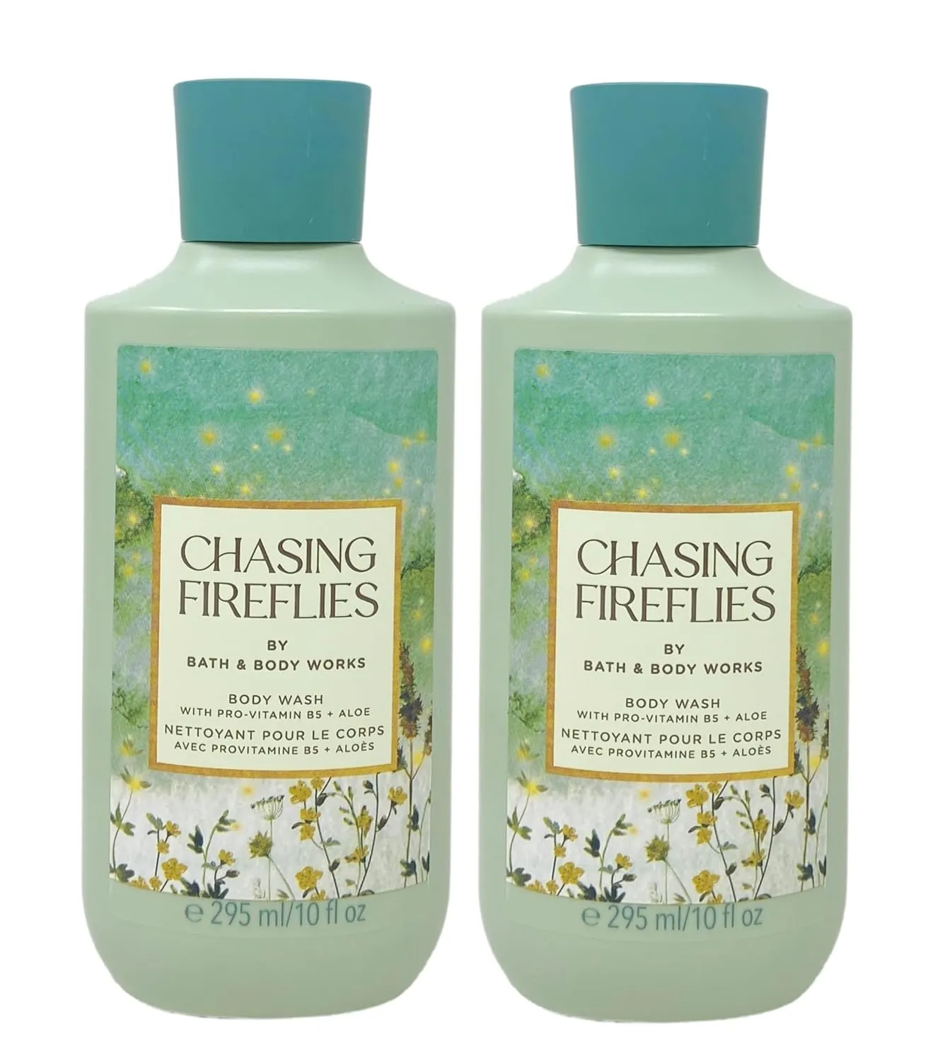 Bath and Body Work Chasing Fireflies 2 Pack Body Wash Bundle - Full Size