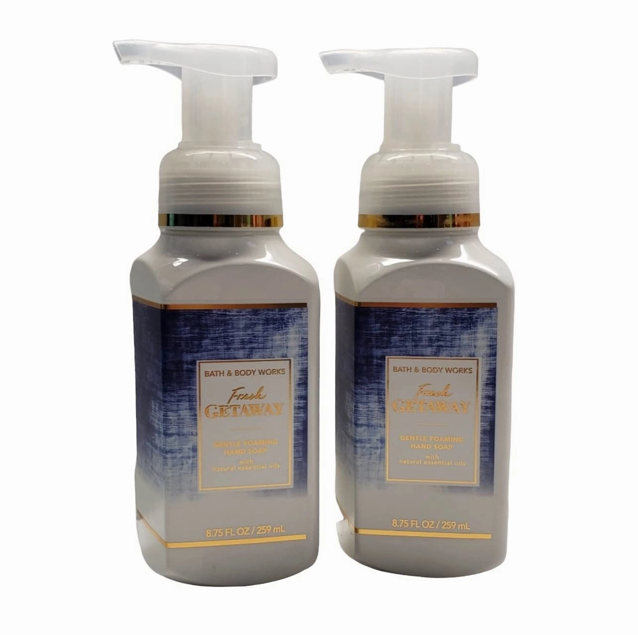 Bath & Body Works Fresh Getaway Gentle Foaming Hand Soap 8.75 Ounce 2-Pack (Fresh Getaway), 1.25 pounds