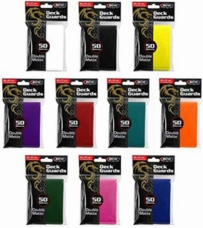 BCW 500 Double Matte Deck Guard Sleeves for Collectible Gaming Cards | Premium Protection | Fits Magic: The Gathering, Pokemon, and More | Ideal for Trading Card Storage