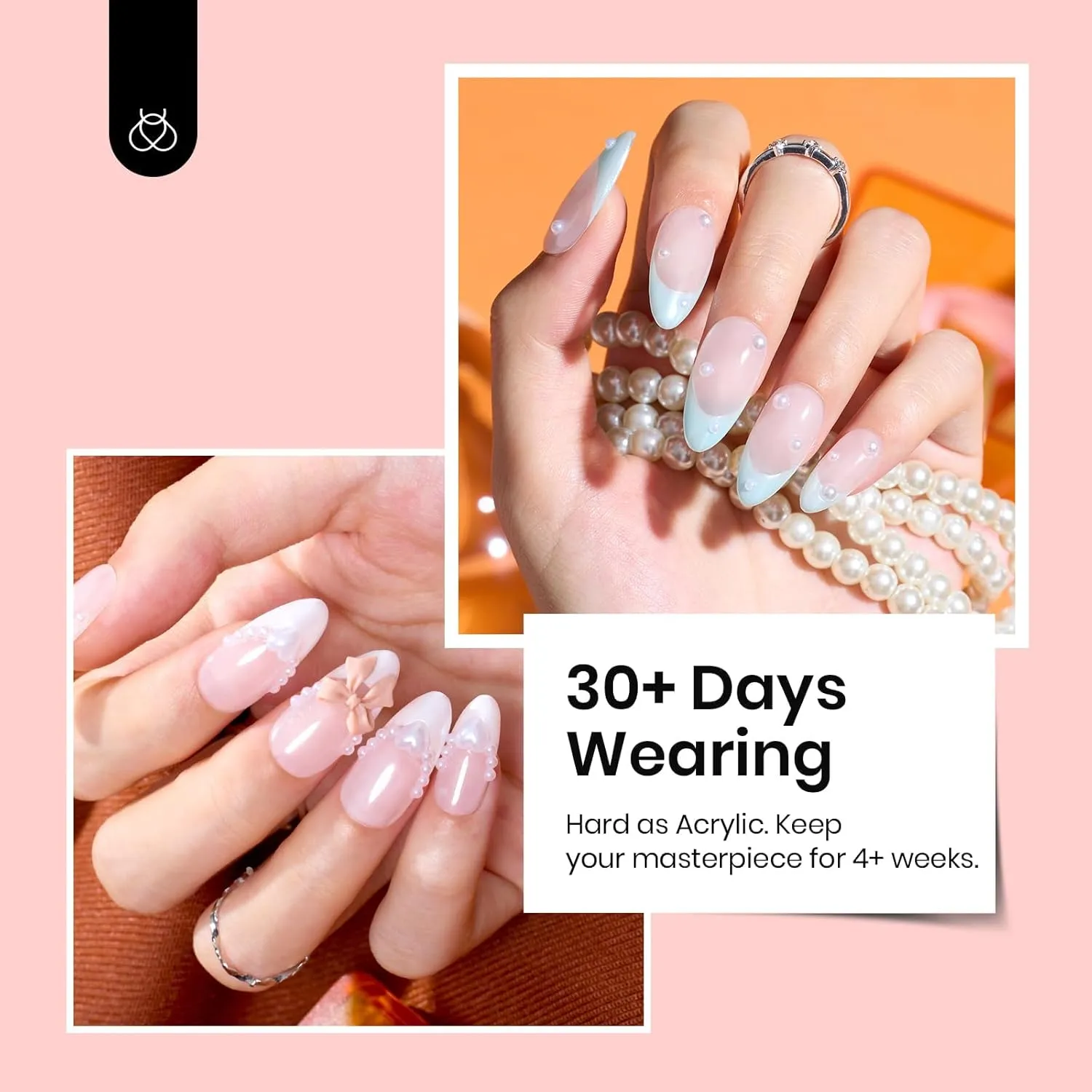Beetles Builder Gel for Nails-10 in 1 30g *3 Colors Builder Gel Nail Kit Nail Extension Clear Nude Pink Hard Gel Sculpted Gel with Base Top Coat Nail Forms Nail Pen Nail Art Manicurist Gift for Women