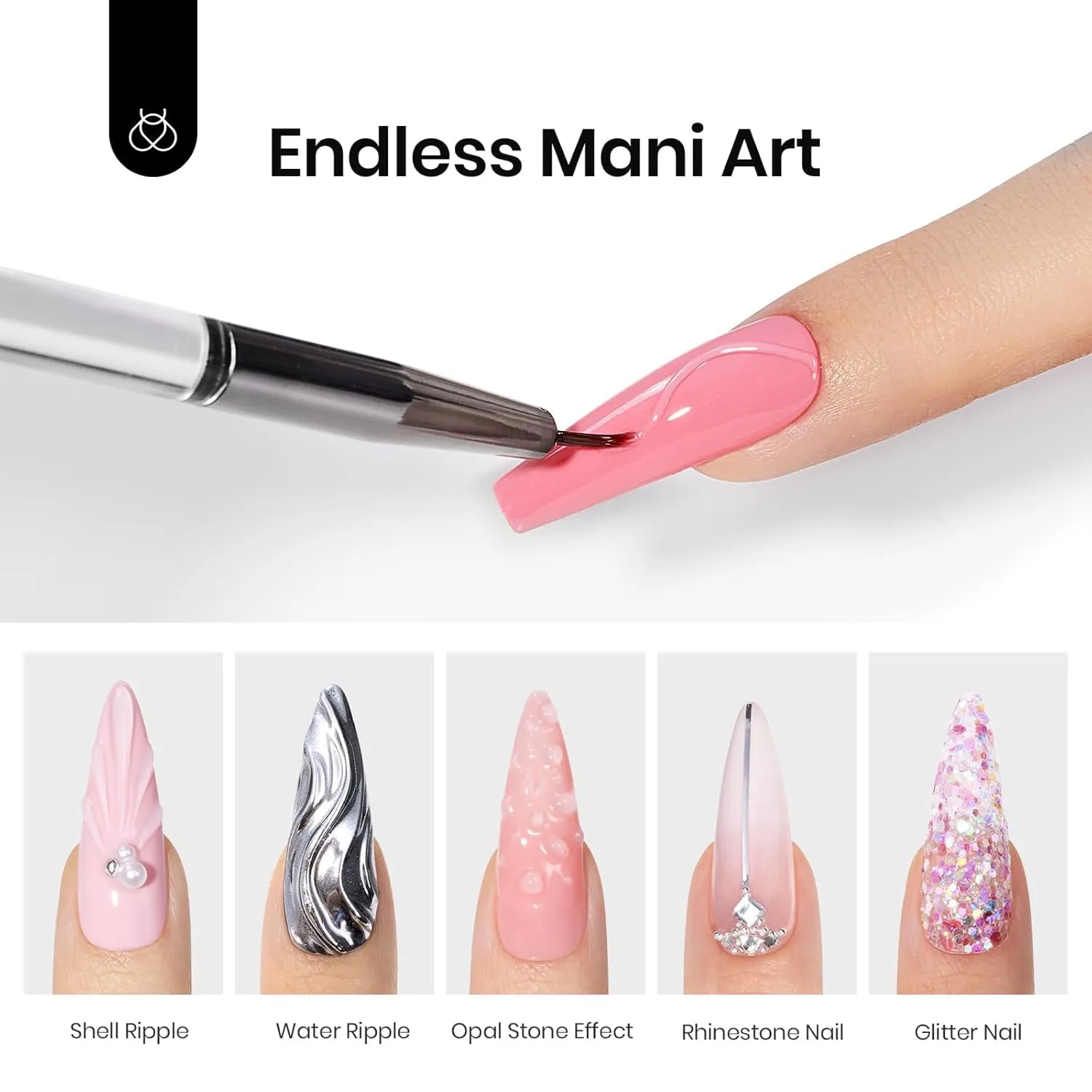 Beetles Builder Gel for Nails-10 in 1 30g *3 Colors Builder Gel Nail Kit Nail Extension Clear Nude Pink Hard Gel Sculpted Gel with Base Top Coat Nail Forms Nail Pen Nail Art Manicurist Gift for Women