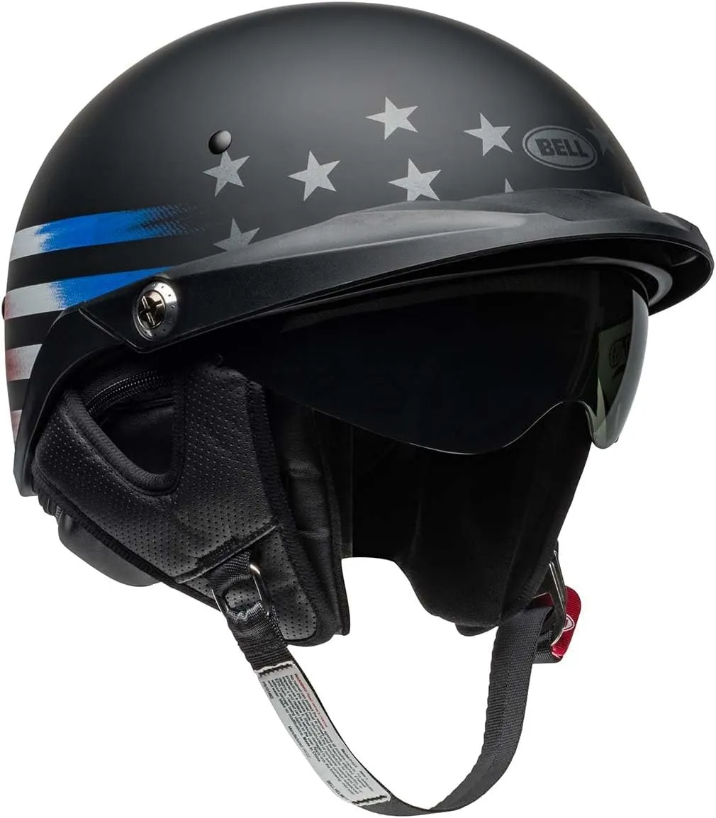 BELL Pit Boss Helmet (Matte Banner Black/Red - Medium)