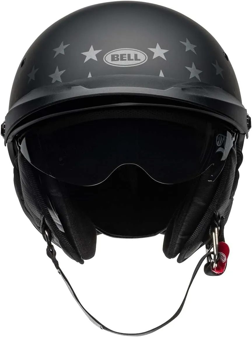 BELL Pit Boss Helmet (Matte Banner Black/Red - Medium)