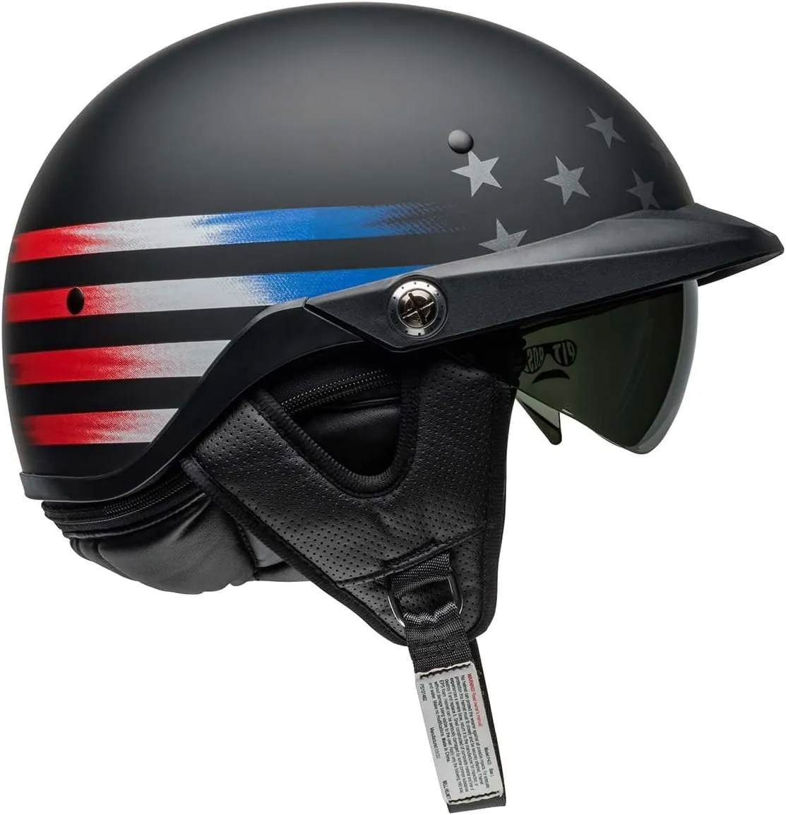 BELL Pit Boss Helmet (Matte Banner Black/Red - Medium)