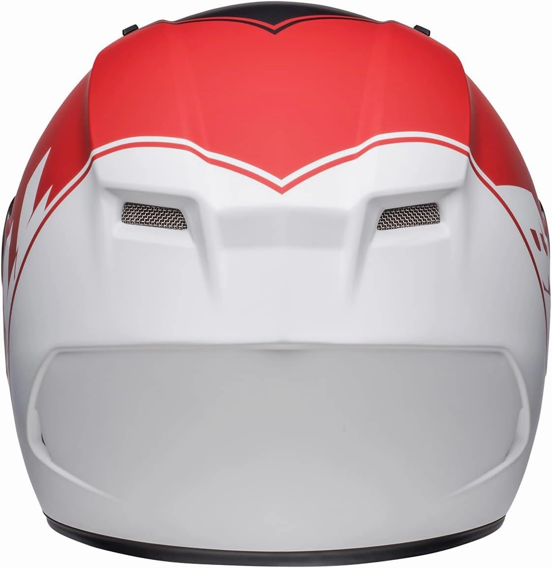 BELL Qualifier Full-Face Motorcycle Helmet (Ascent Matte Black/Red/White - Large)