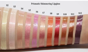 BEST SELLING! PRISMATIC HIGH SHINE SHIMMERING LIPGLOSS (11 SHADES)