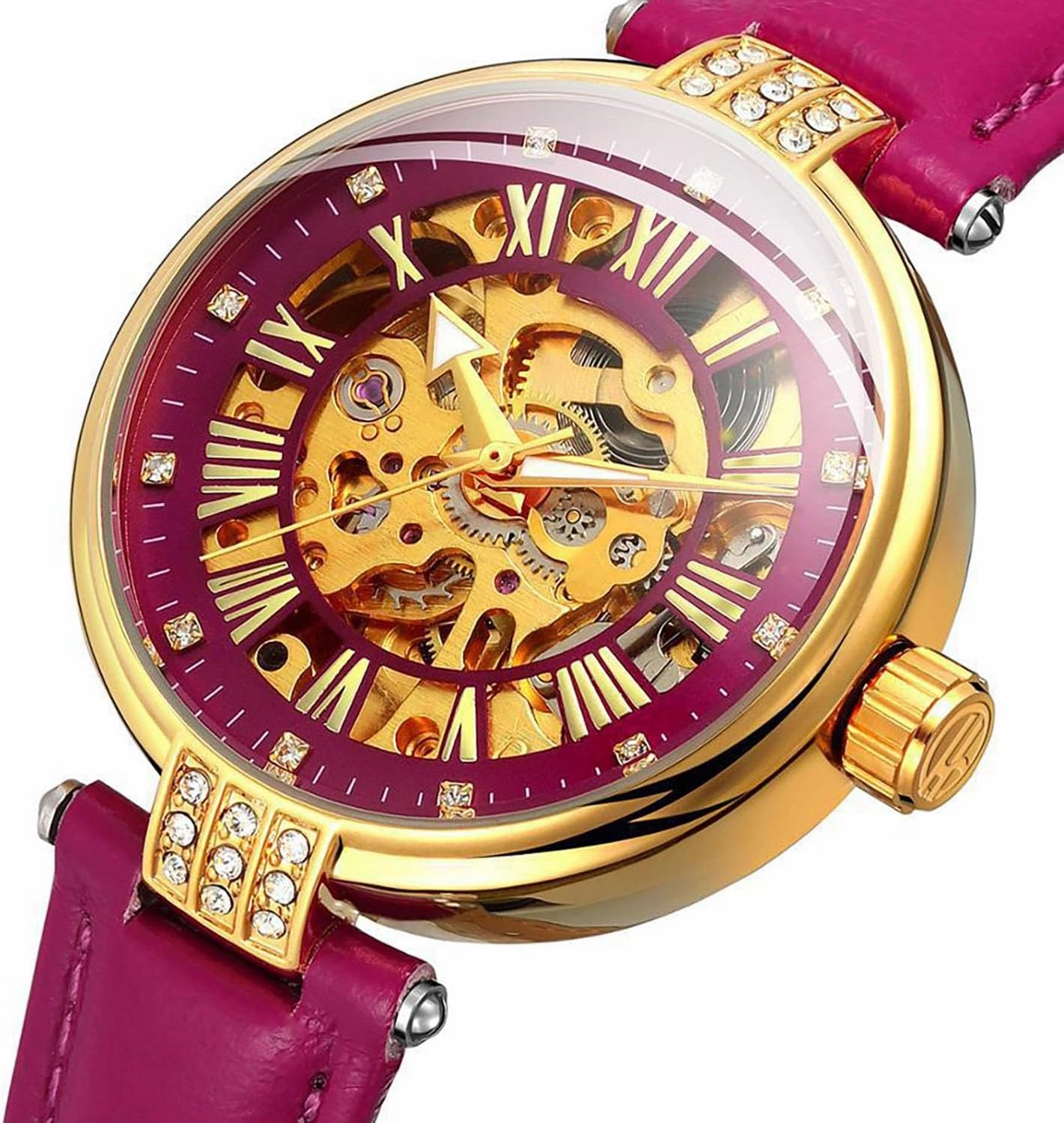 BESTKANG Womens Watch Automatic Mechanical Dress Waterproof Luminous Fashion and Leisure Watches for Women