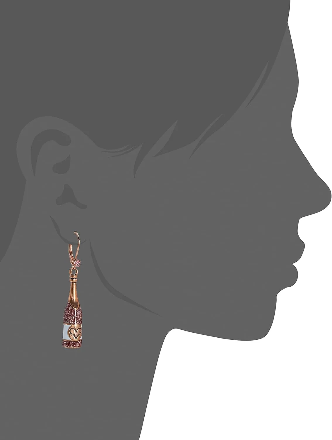 Betsey Johnson Non-Matching Flower Earrings