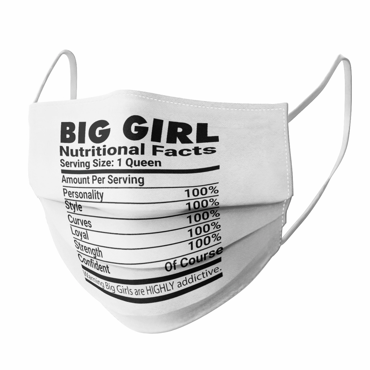 BIG GIRL BLACK MASK