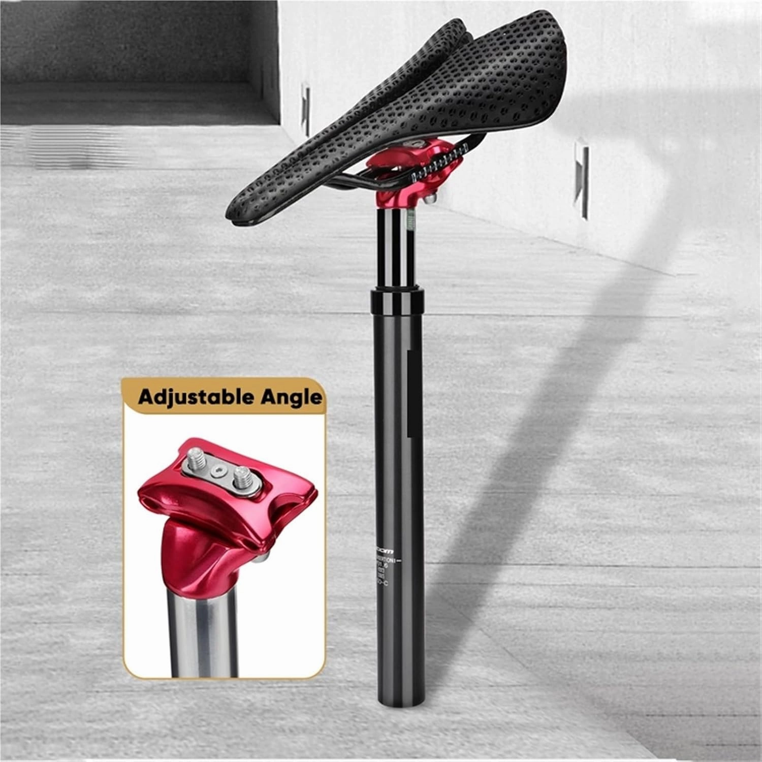 Bike Suspension Seatpost 27.2/31.6/28.6/30.4/30.8/33.9mm MTB Suspension Seat Tube 350mm Shock Absorber Seat Post Bike Parts for Mountain Road Bike
