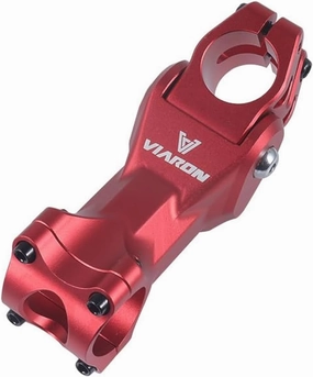 Bike Suspension Stem, Adjustable Road Bike Stem, Absorbing Bike Handlebar Stem for Road, Gravel, Hybrid, and E-Bikes, High-precision Spring, Effective Shock Absorption (Red)