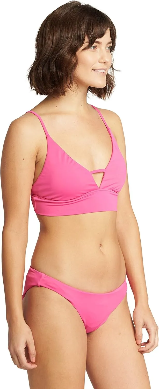 Billabong womens Aloha V Neck Cami Bikini Top