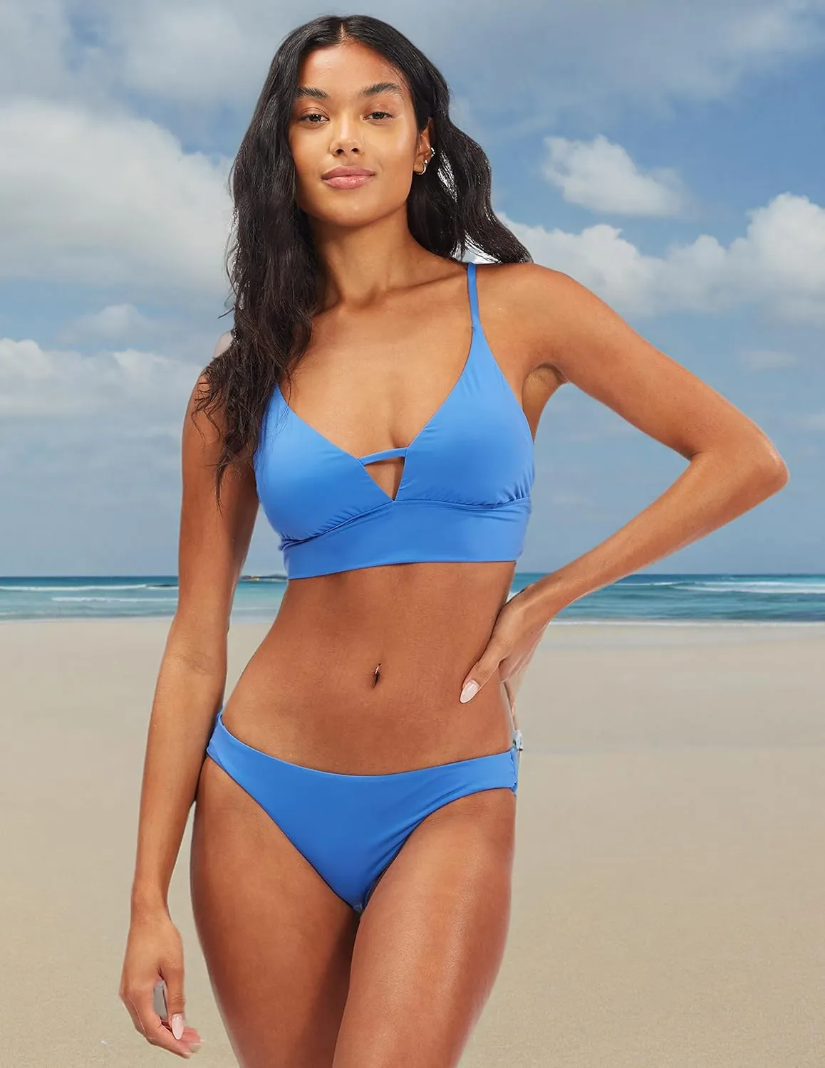 Billabong Women's Classic V Neck Cami Bikini Top