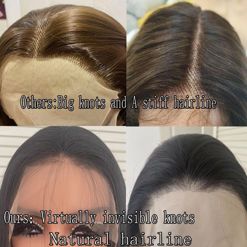 Black Lace Front Wigs Pre Plucked For Black Women Glueless Wig with Natural Hairline Synthetic Lace Front Wig Ready to Wear Wigs for Cosplay…