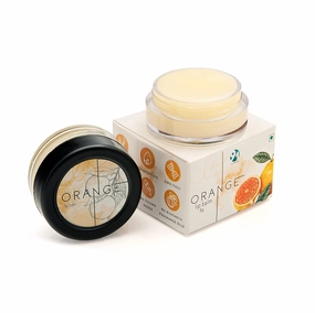 Blood Orange Lips Moisturizing Balm (8g) with A2 Ghee Based for Dry, Chapped, Damaged Lips with Shea Butter, Almond Oil, Coconut Oil, Vitamin e | Lip Balm for Women and Men