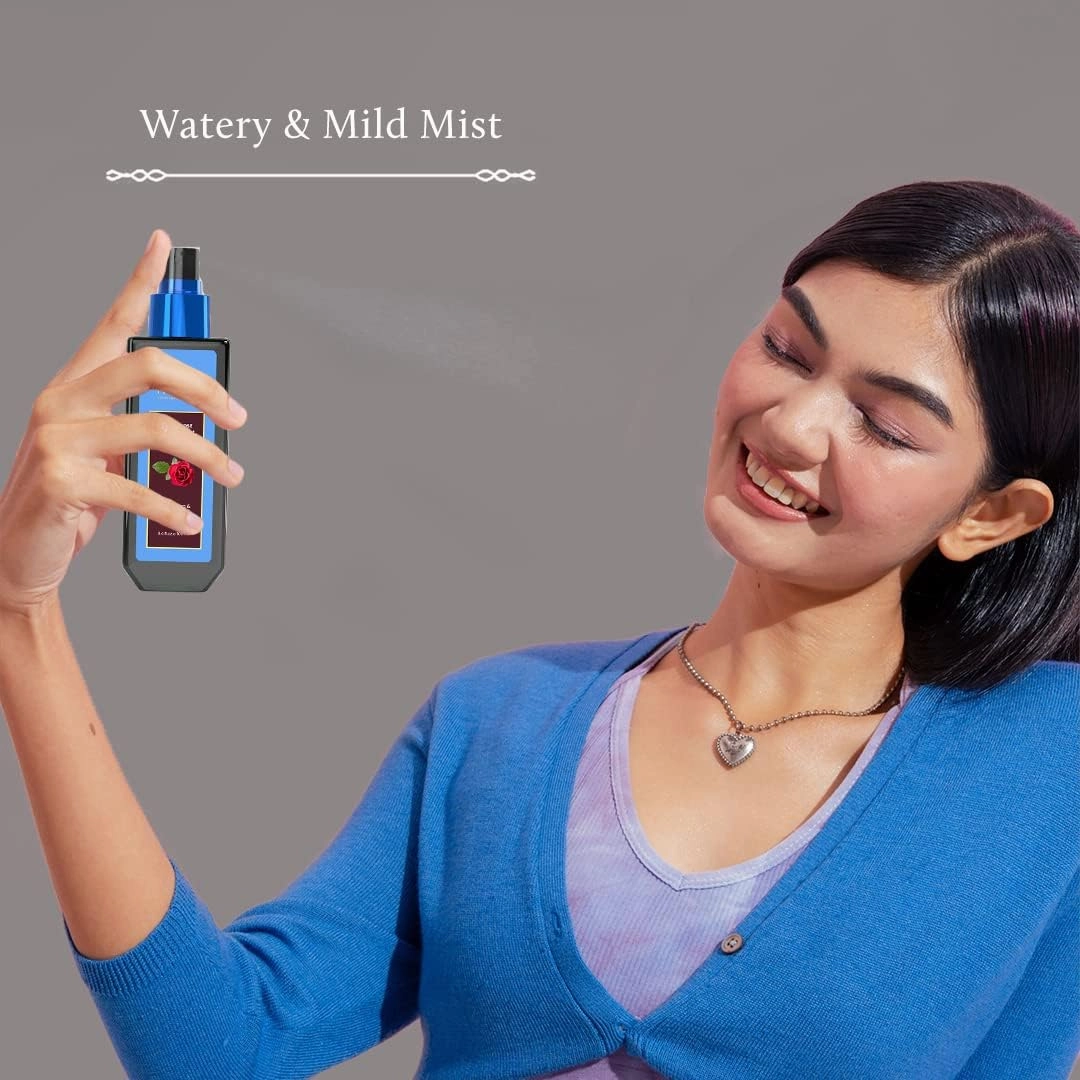 Blue Nectar Shubhr Steam Distilled Rose Toner Water & Face Tonic Mist (3.4 fl oz)