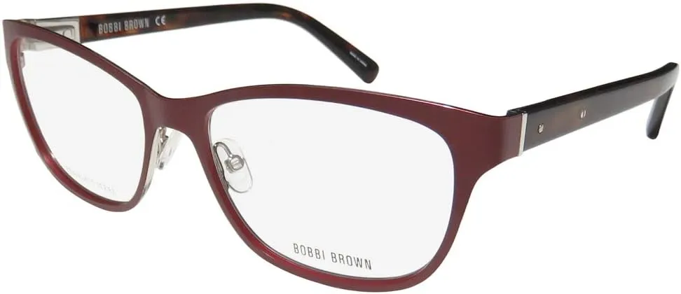 Bobbi Brown 0QVH Women's The Kylie Matte Red Havana Eyeglasses