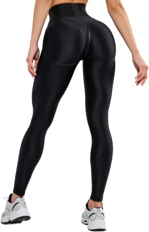 Bona Fide Butt Lifting Leggings for Women - Scrunch Butt Leggings High Waisted Tummy Control - Gym Workout Yoga Pants