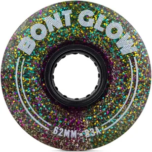Bont Skates - Glow Light Up LED Quad Roller Skate Wheels - Recreational Street Outdoor Skating - 62x35mm 83A - Set of 4 Wheels (Metrocity)