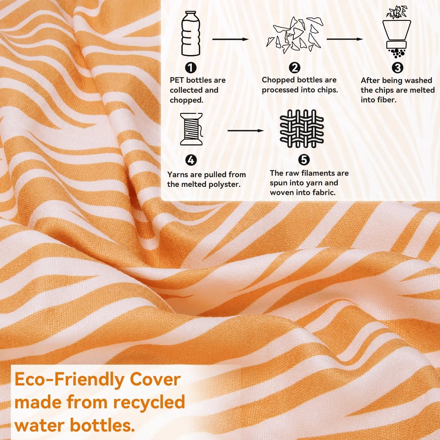Booty Barrier - Highly Water-Resistant Washable Car Seat Cover for Post-Workout and Kids - Soft, Absorbent, Eco-Friendly Fabric Made from Recycled Water Bottles (Bamboo Peach)