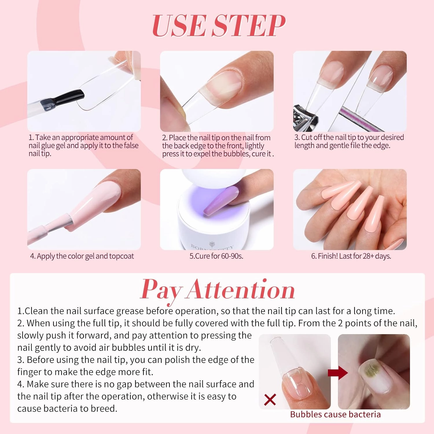 Born Pretty 28Pcs Jelly Gel Nail Polish Kit With U V Light 48W Nail Lamp 12 Colors Jelly Pink Nude Neutral Gel Polish Set with Base/Top Coat Manicure All-In-One Nail Gel Kit Ideal Gifts