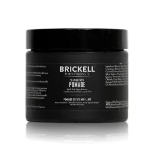 Brickell Men's Products Shaping Paste Pomade For Men, All Natural, Texturizing Wax Pomade, 2 Ounce, Scented