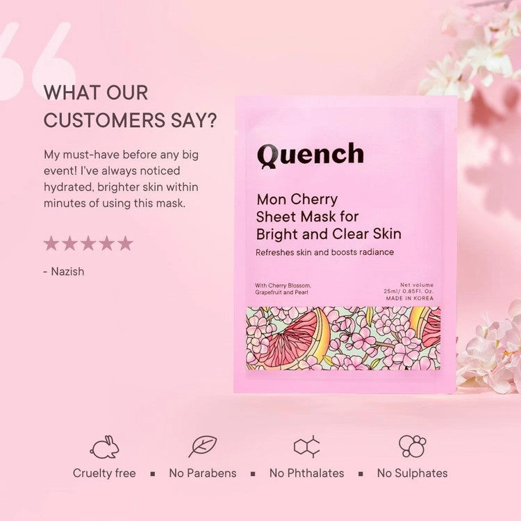 Brightening & Skin Clarifying Sheet Mask with Cherry Blossom Radiance - 25 ML
