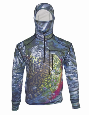 Brook Body Heavyweight 1/4-Zip FlexShell Fishing Hoodie