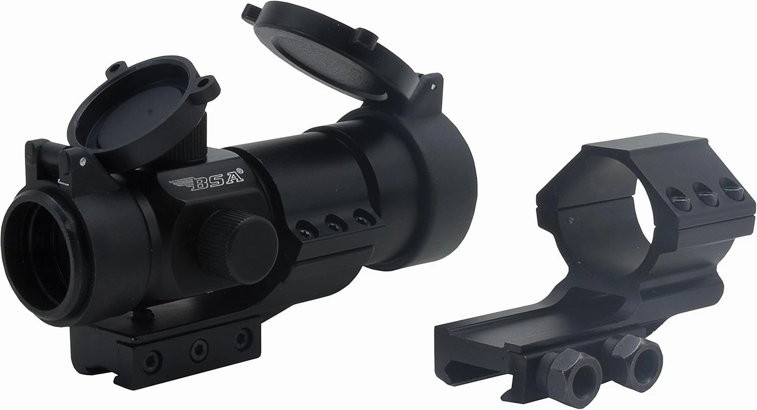 BSA 30RD-2M, Red-Dot Sight, 5 MOA Red-Dot Illuminated Reticle, Matte Black