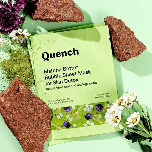 Bubble Sheet Mask with Matcha Green Tea Anti-Oxidants -21 ML