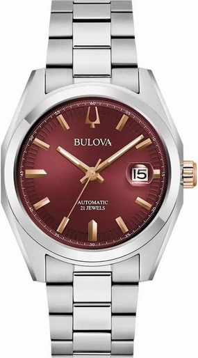 Bulova Automatic Watch 98B422, Silver, Bracelet