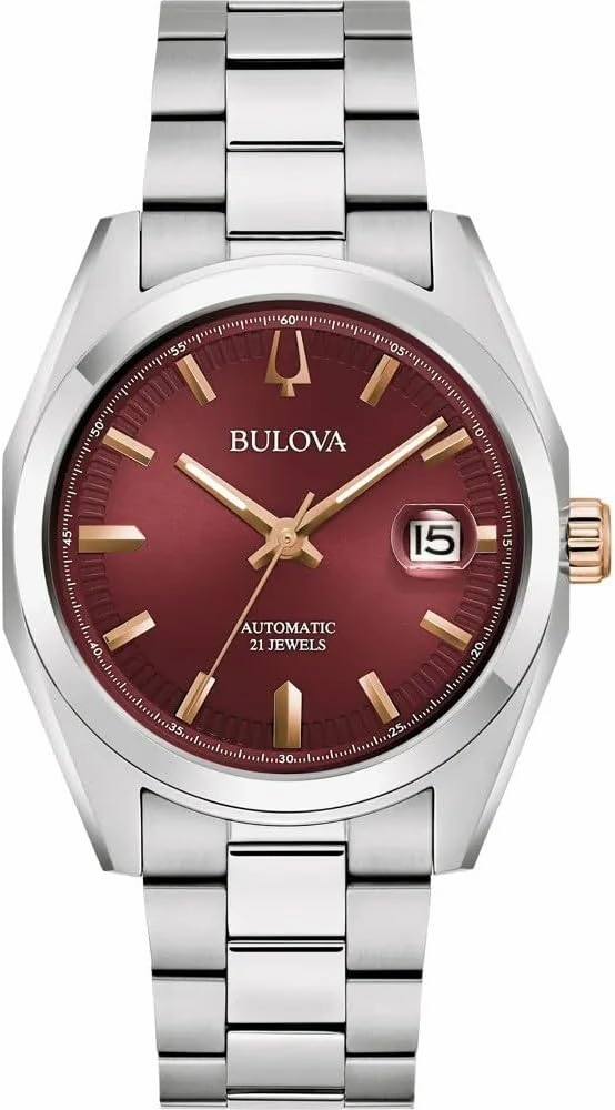 Bulova Automatic Watch 98B422, Silver, Bracelet