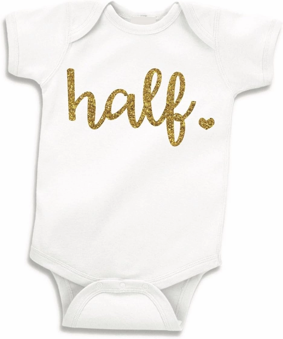 Bump and Beyond Designs Half Birthday Outfit Baby Girl 6 Month Photo Outfit Girl