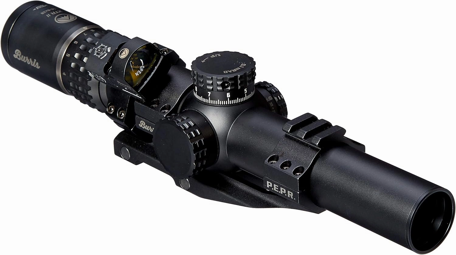 Burris XTR II Scope 1.5-8x28mm XTR II Ballistic 5.56 Gen 3 Reticle 34mm Tube, Matte Black