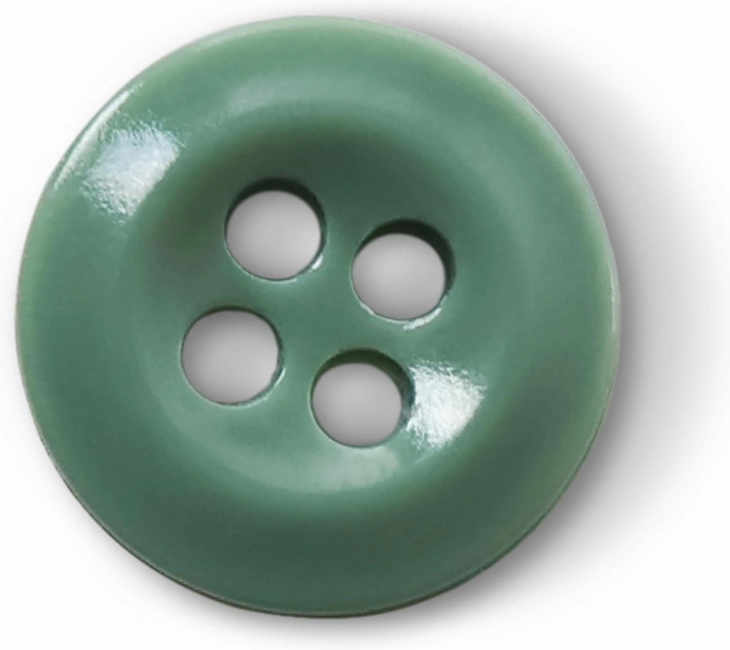 ButtonMode Industrial Shirt Buttons (Fits Carhartt, Dickies, Red Kap Work Shirts) Class A, B, C, Workshop Commercial Industrial Strength Buttons Measuring 13mm (1/2 in), Green Light, 22-Buttons