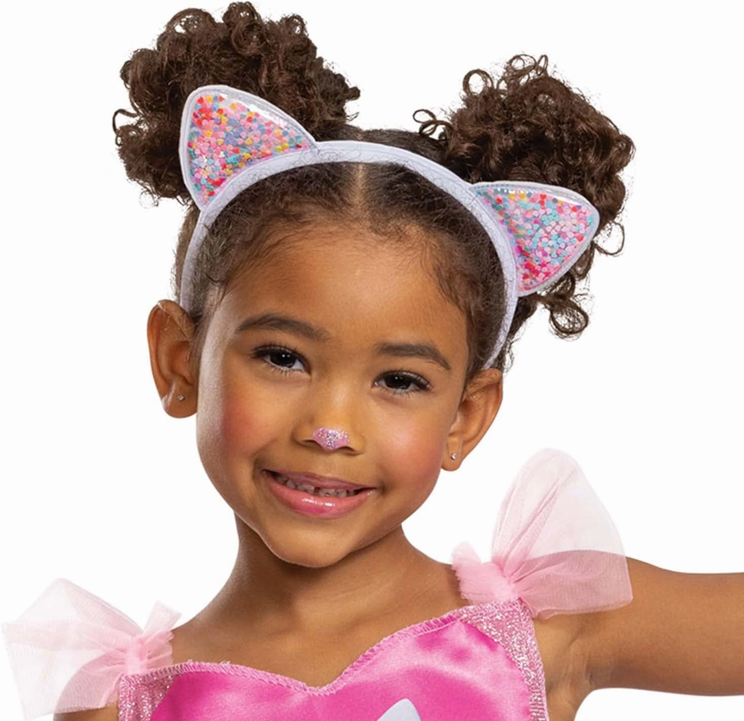 Cakey Cat Costume for Kids, Official Gabby's Dollhouse Costume and Cat Ears Headband