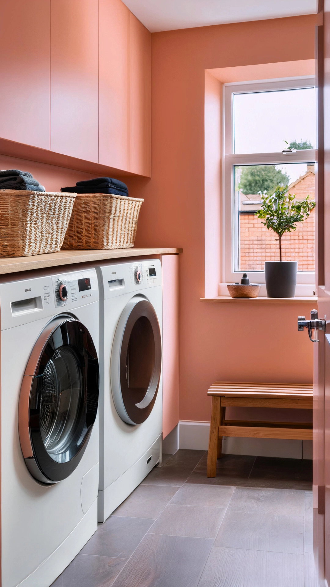 Calming Peach eggshell paint