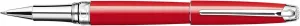 Caran d'Ache Leman Silver Plated Rollerball Pen - Red
