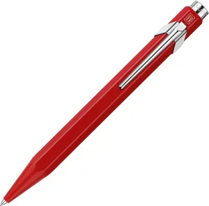 CARAN D'ACHE NF0846-570 Caran d'Ache Ballpoint Pen, Water-based, 849, Matte Red, Slim Pack, Genuine Imported
