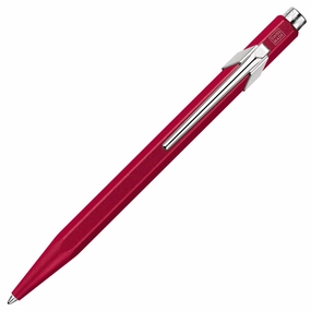 CARAN D'ACHE NF0849-585 Caran d'Ache Ballpoint Pen, Oil-based, 849 Color Matte X, Red, Authentic Imported