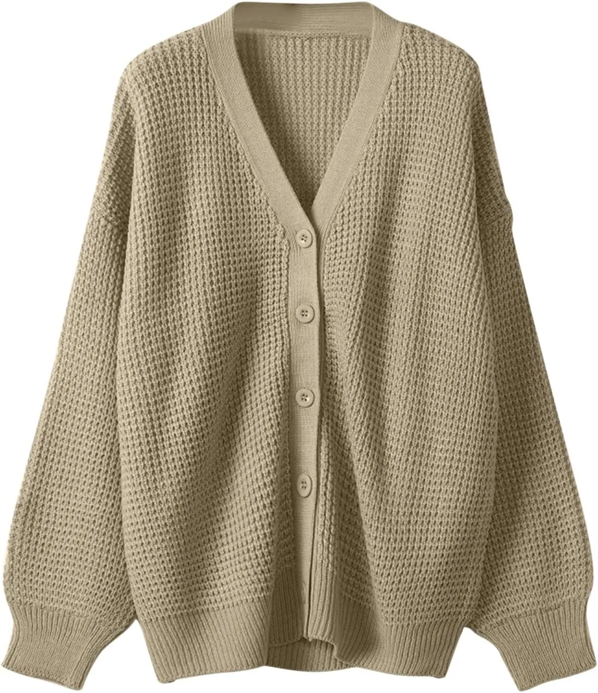Cardigans for Women Loose Coat Button Down Long Sleeve Oversized Knit Cardigans Casual Soft Drape Fall Cardigan