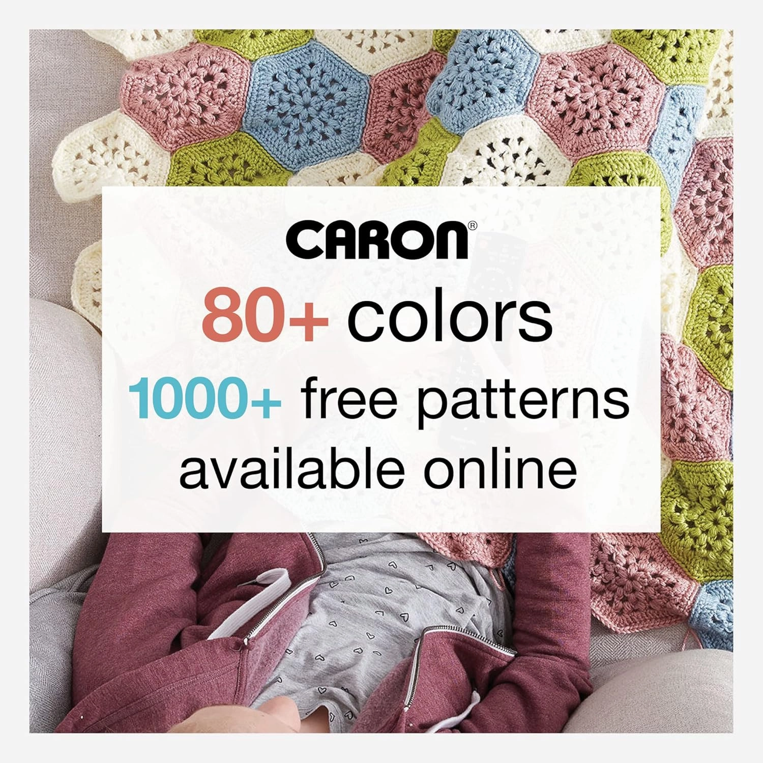 Caron Simply Soft 3-Pack Yarn, 3oz, Gauge 4 Medium Worsted, 100% Acrylic - Light Country Peach - Machine Wash & Dry