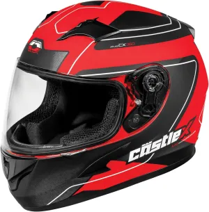 Castle X CX360 Atlas Youth Helmet in Matte Red/Black, Size Medium