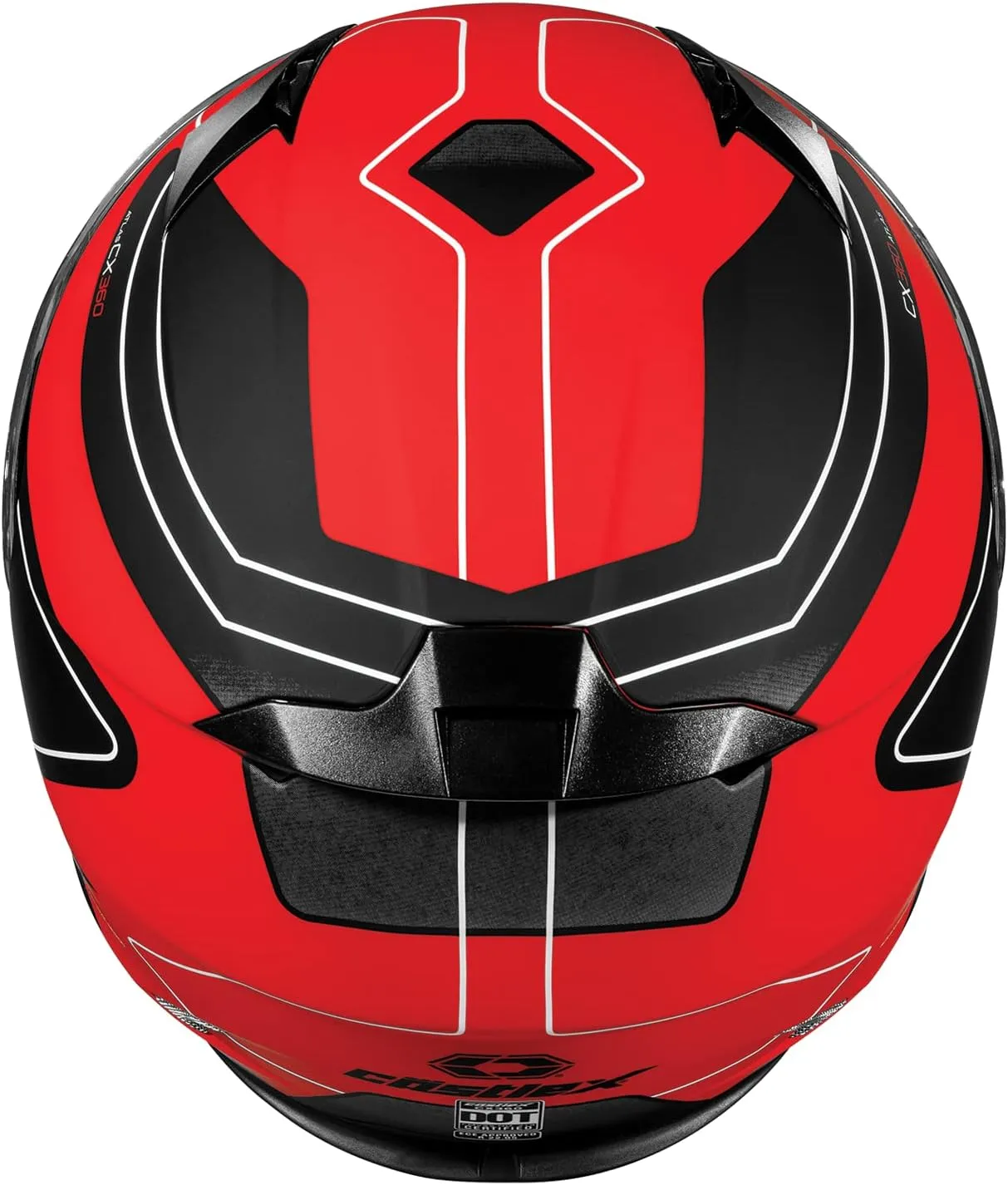 Castle X CX360 Atlas Youth Helmet in Matte Red/Black, Size Medium